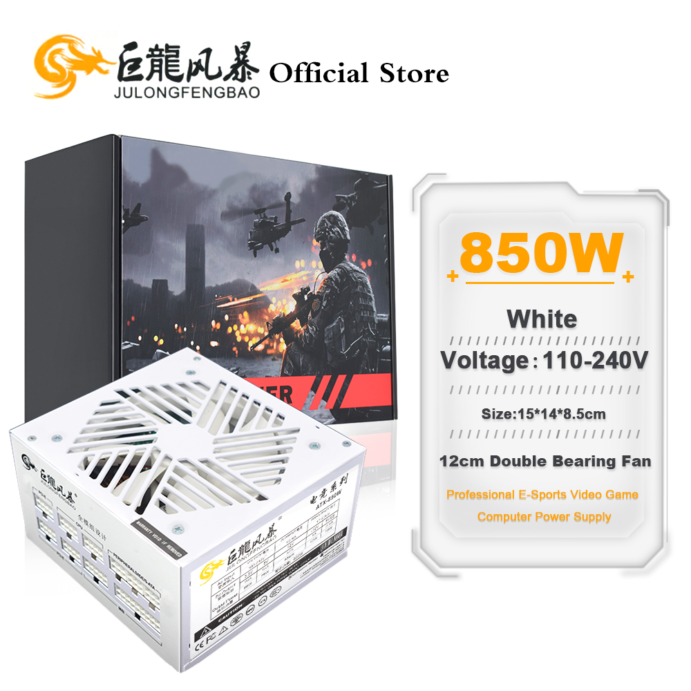 Saklar ATX 850w Modular penuh  - 1000W White Modular Power Supply ulasan dan harga